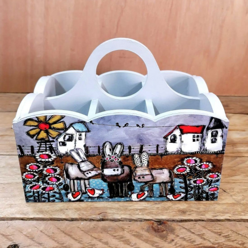 Cutlery Caddy Donkie Windpomp 18 x 12 x 15cm