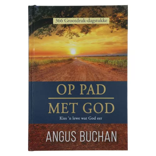 Op Pad Met God 366 Grootdruk-Dagstukke (Hardeband)