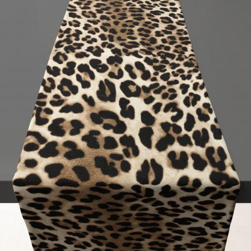 Africa Leopard Skin Table Runner