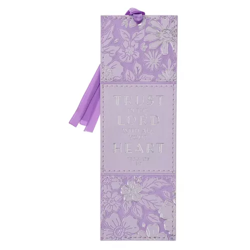 Trust In The Lord Spring Pastel Floral Collection Bookmark