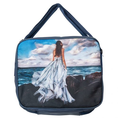 Vanity Bag Lady white dress