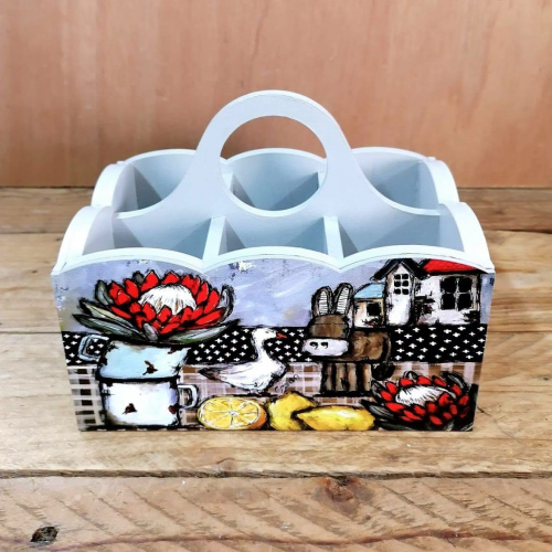 Cutlery Caddy Donkie Suurlemoene 18 x 12 x 15cm
