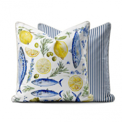 Amalfi Fish Platter Scatter Cushion Cover