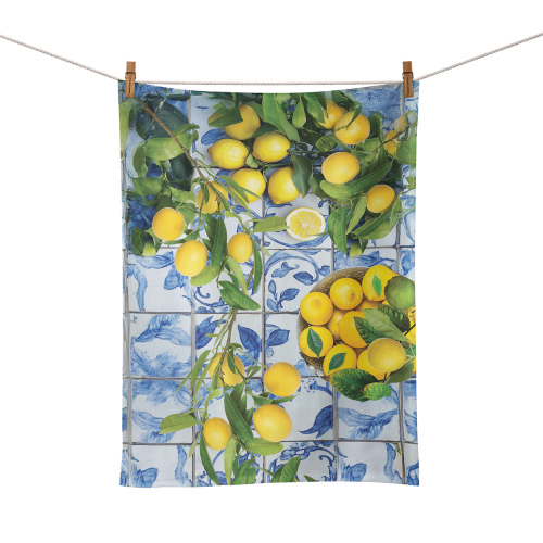 Amalfi Blue Platter Food Towel