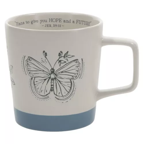 Hope And A Future Bicycle Collection Ceramic Coloring Mug