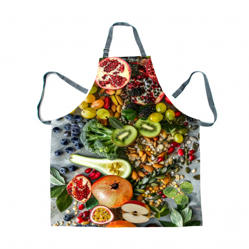 Harvest on Grey Apron