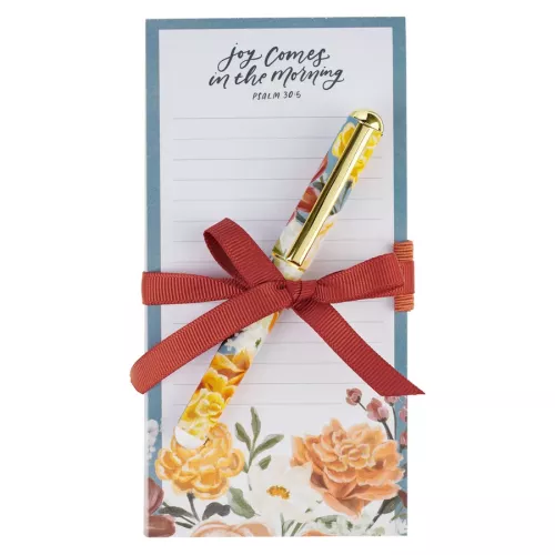 Magnetic Notepad Joy Comes In The Morning
