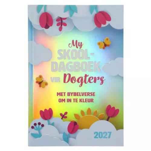Skooldagboek met Bybelverse om in te Kleur vir Dogters