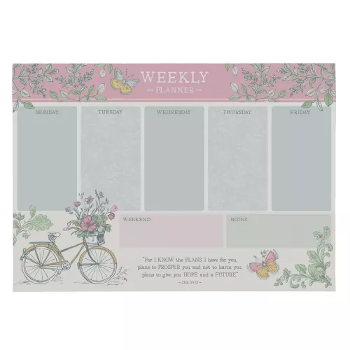 Hope And A Future Bicycle Collection A4 Deskpad