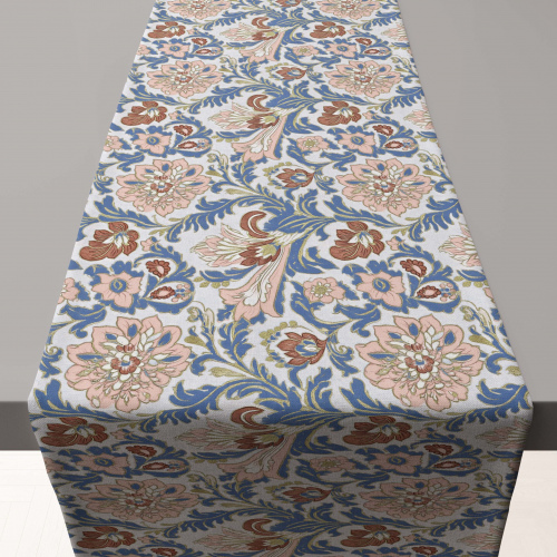 Boho Floral Table Runner