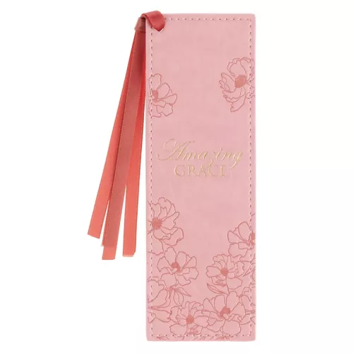 Amazing Grace Pink Floral Collection Bookmark
