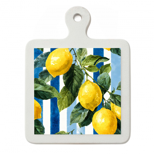 Amalfi Lemon Stripes Cutting Board/Platter