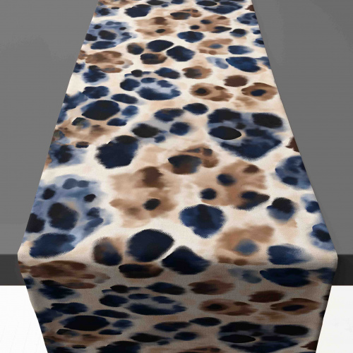 Africa Leopard Modern Table Runner