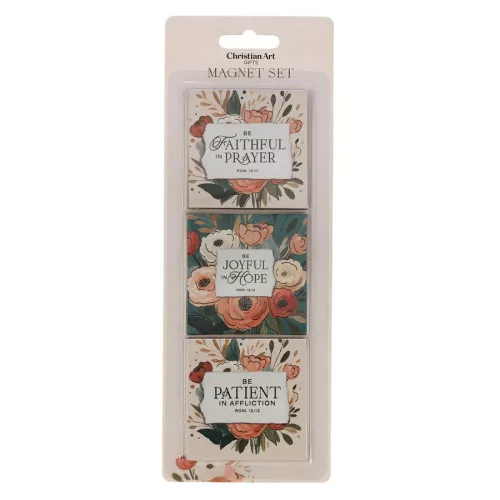 Heirloom Floral Magnets set of 3