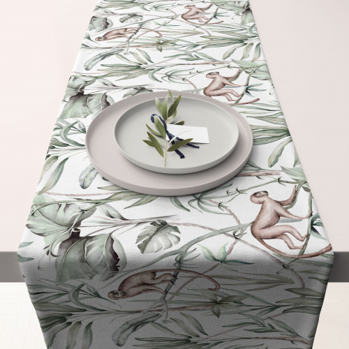 African Monkey Business Table Runner