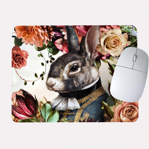 Gentleman Rabbit Mousepad 
