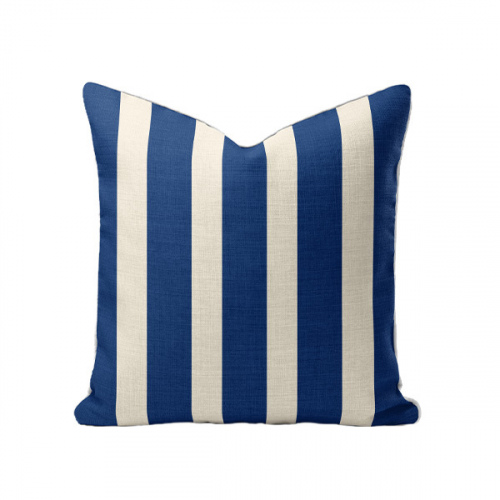 Amalfi Blue Stripe Scatter Cushion Cover