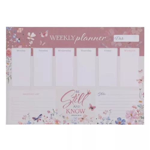 Be Still And Know Watercolor Collection A4 Deskpad