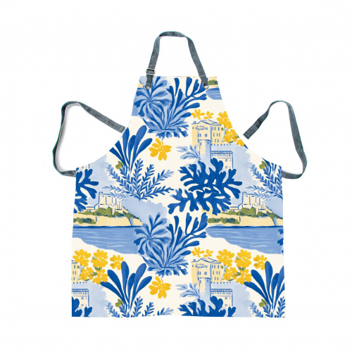 Amalfi Blue Scape Apron