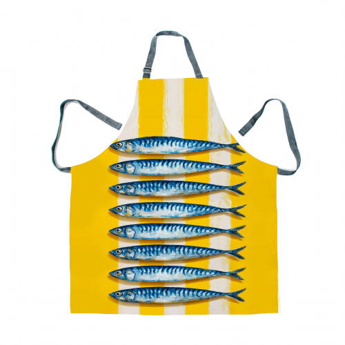 Amalfi Yellow Fish Apron