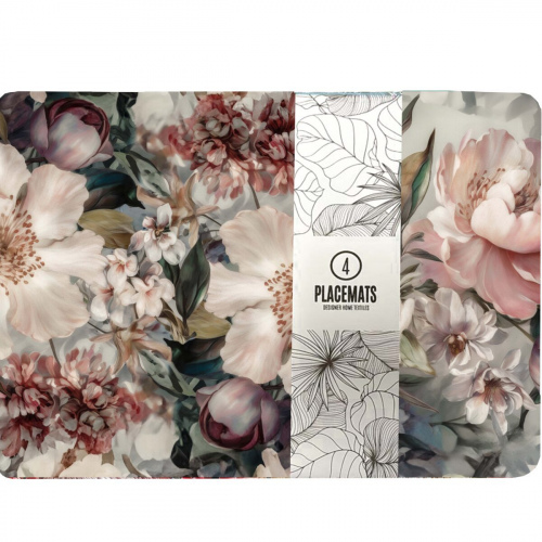 Bon Fleur Neoprene Placemats