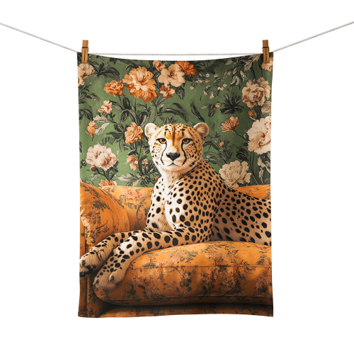 Africa Cheetah Food Towel
