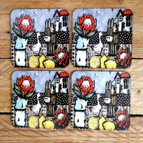 Coasters Donkie Suurlemoene Set of 4