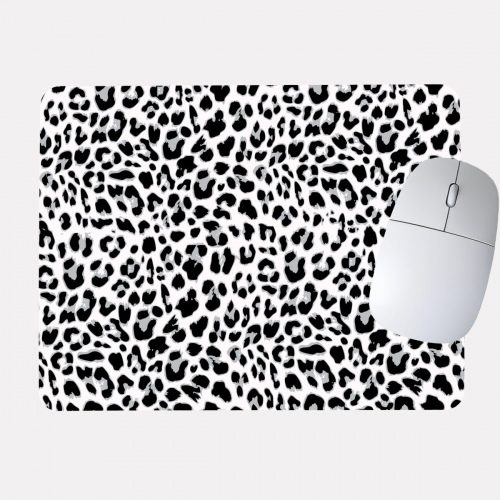 Africa Leopard Skin White Mousepad