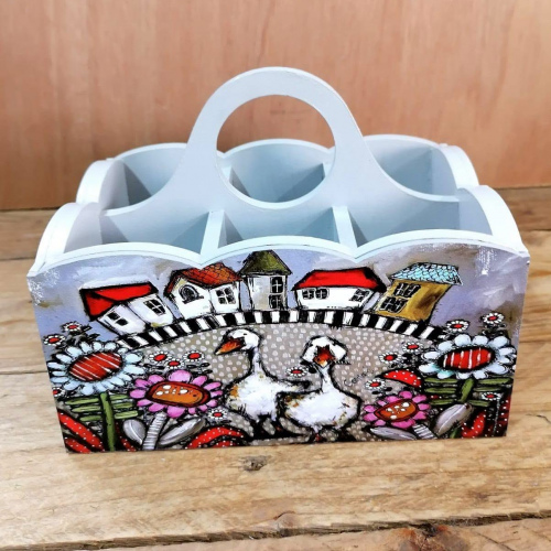 Cutlery Holder Eende 18 x 12 x 15cm
