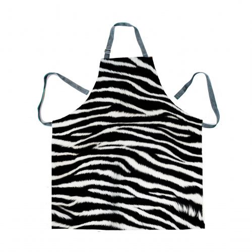 Africa Zebra Skin Apron
