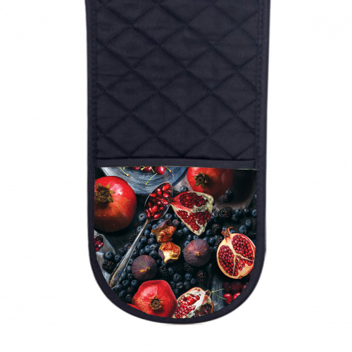 Pomegranates And Berries Oven Gloves