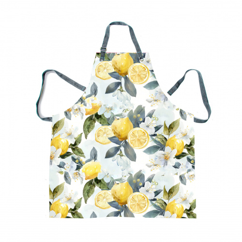Amalfi Lemons Grey Apron