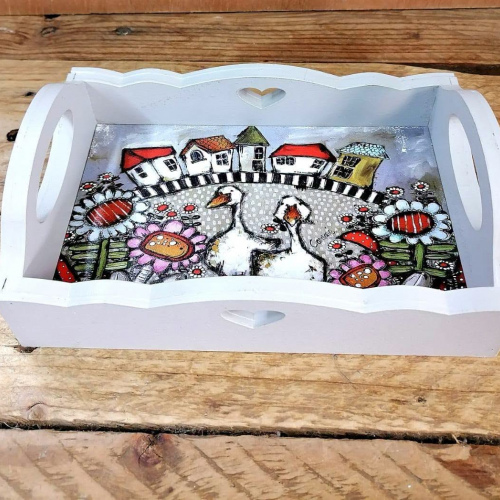 Tray for 2 Eende