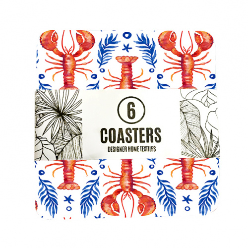 Amalfi Crayfish Wreath Coasters