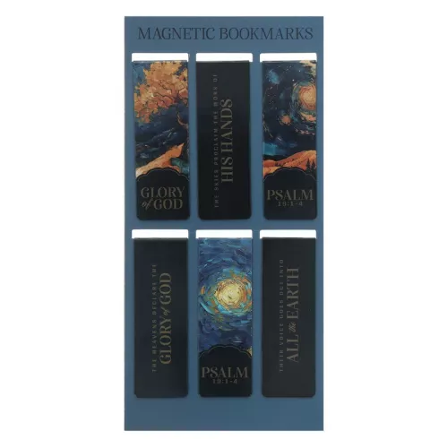 Glory Of God Impasto Collection Magnetic Bookmarks Set of 6
