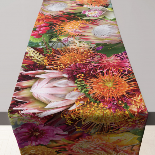 Protea Summer Table Runner