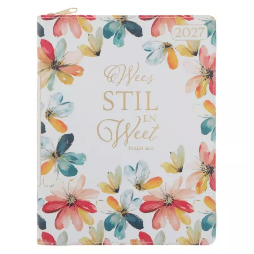 Wees Stil en Weet Kunsleer met Rits Dagbeplanner