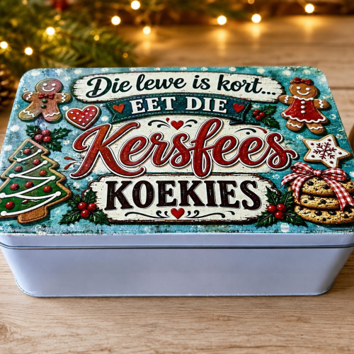 Tin Die lewe is kort eet Kersfees Koekies