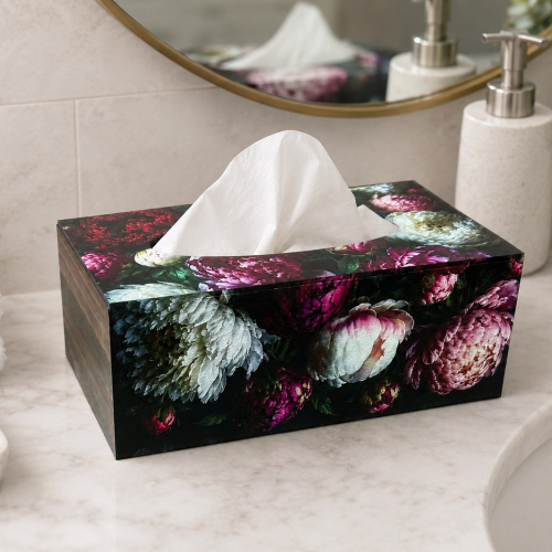 Tissue Box Cover Floral