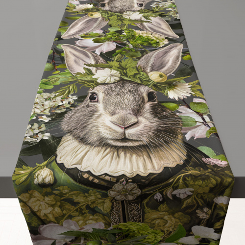 Renaissance Rabbit Table Runner