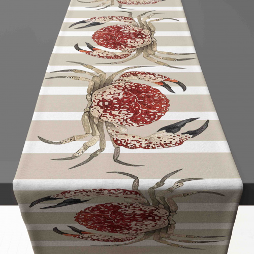 Amalfi Crab Rust Table Runner
