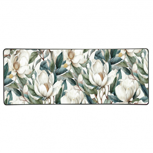Botanical White Magnolia Table Mat