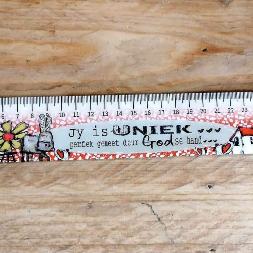 Liniaal Hout Donkie Windpomp