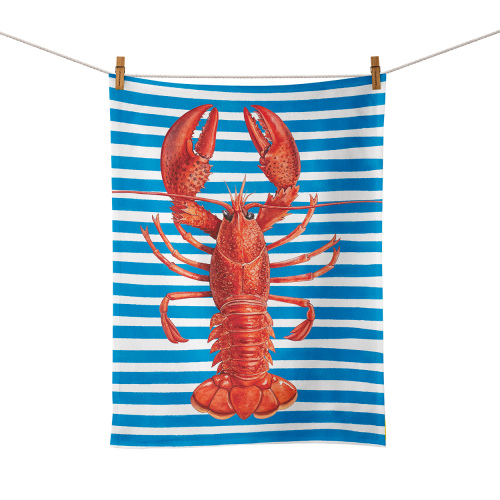 Amalfi Crayfish Stripe Food Towel 