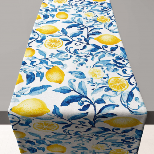 Amalfi Lemons Table Runner