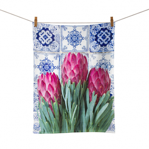 Protea Azulejos Food Towel