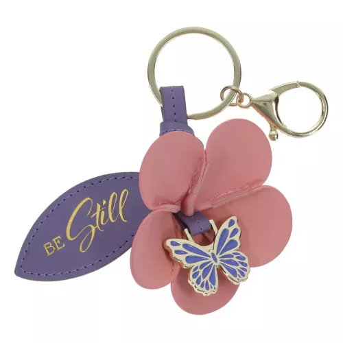 Be Still And Know Watercolor Collection Keyring