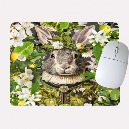 Renaissance Rabbit Mousepad