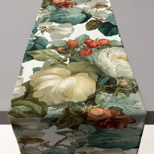 Jade Bouquet Table Runner
