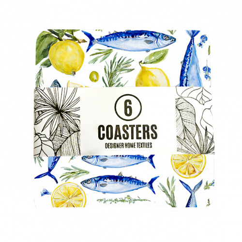 Amalfi Fish Platter Coasters
